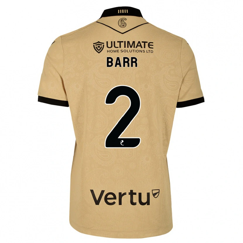 Danxen Homem Camisola Jack Barr #2 Madeira Queimada Preto Alternativa 2026/27 Camisa Brasil