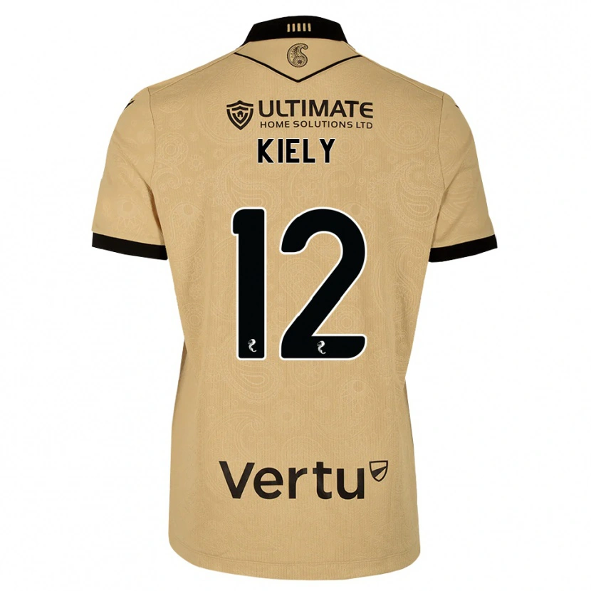 Danxen Homem Camisola Noel Kiely #12 Madeira Queimada Preto Alternativa 2026/27 Camisa Brasil