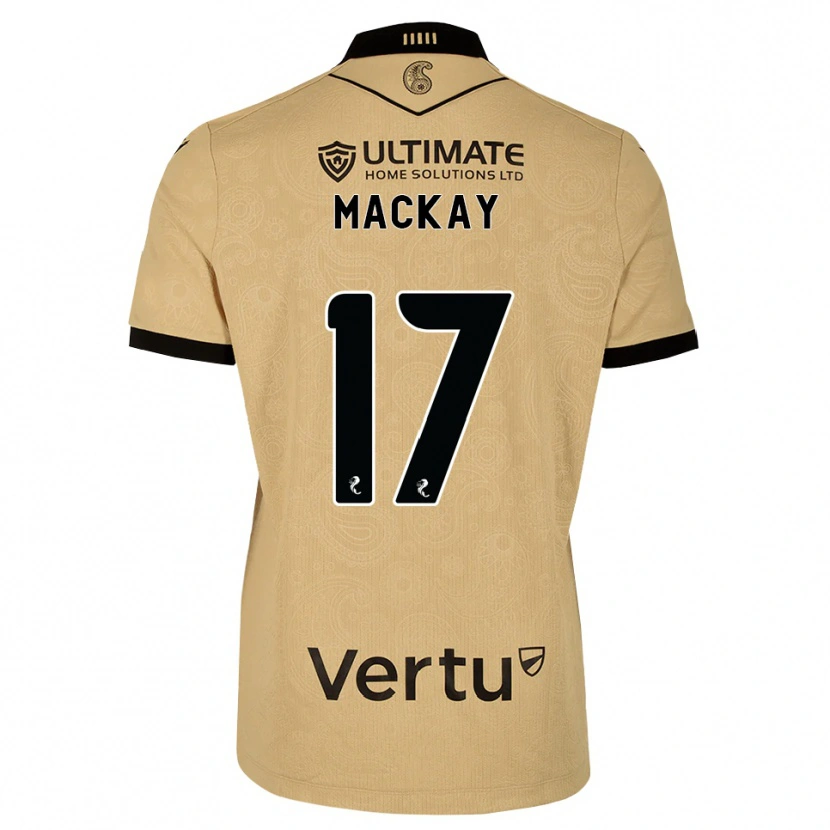 Danxen Homem Camisola Rory Mackay #17 Madeira Queimada Preto Alternativa 2026/27 Camisa Brasil
