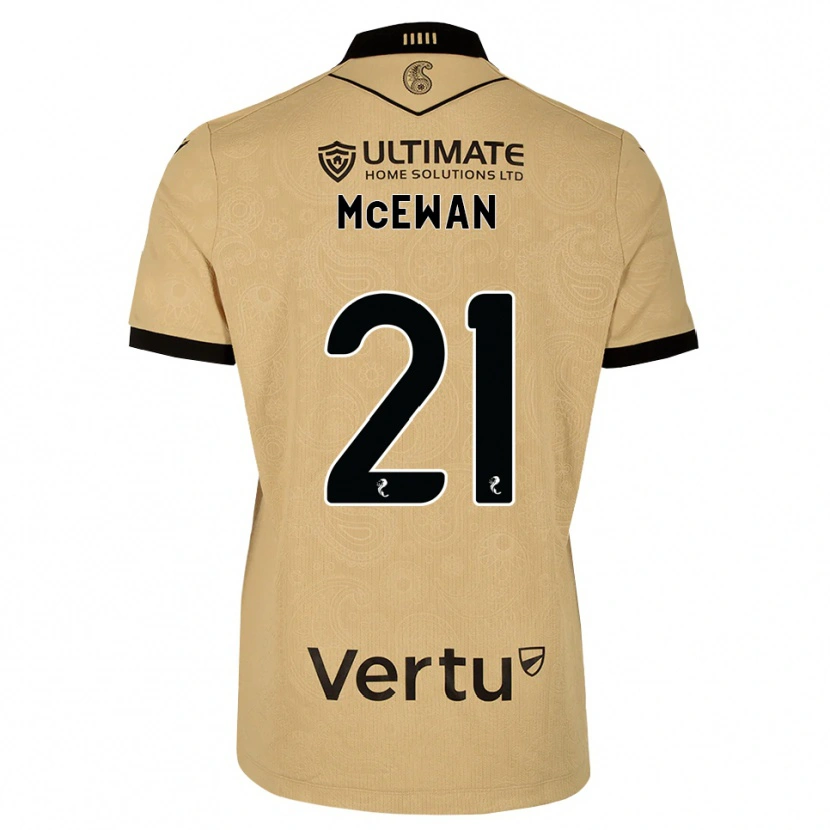 Danxen Homem Camisola Carter Mcewan #21 Madeira Queimada Preto Alternativa 2026/27 Camisa Brasil