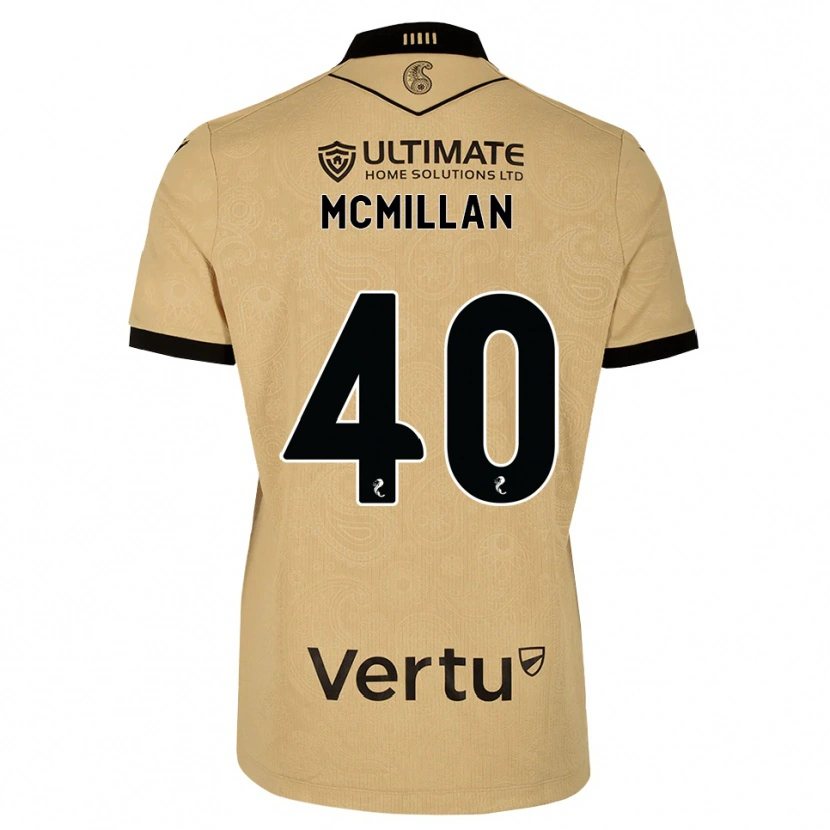 Danxen Homem Camisola Caiden Mcmillan #40 Madeira Queimada Preto Alternativa 2026/27 Camisa Brasil