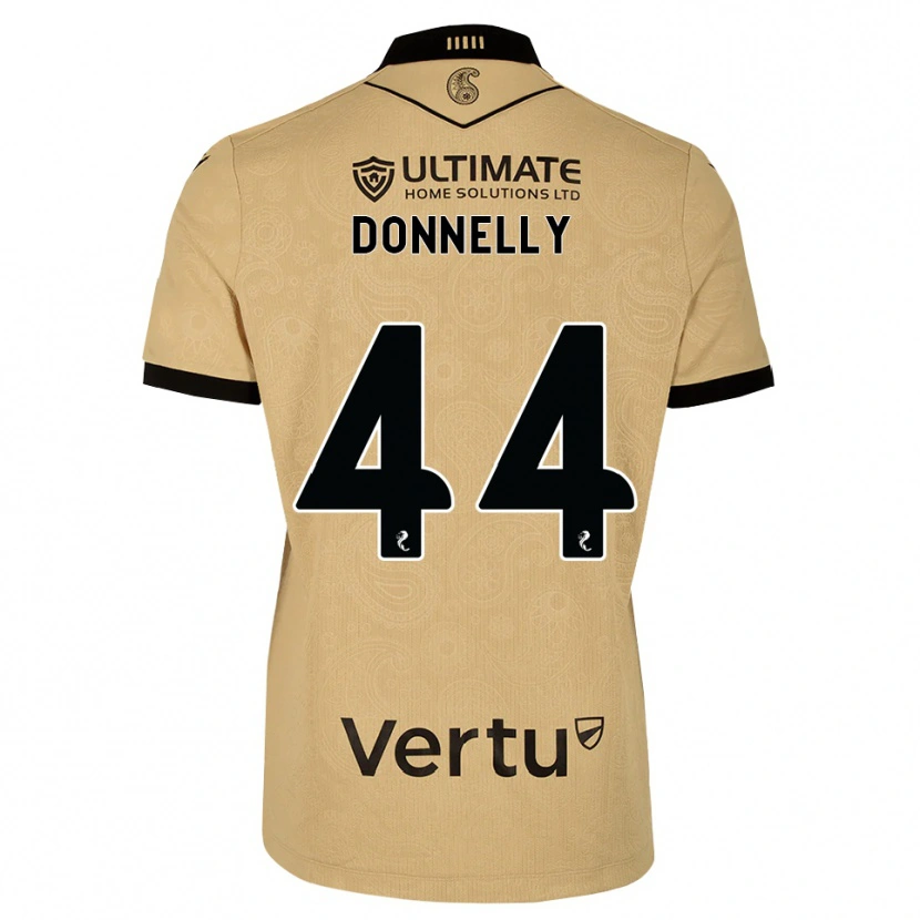 Danxen Homem Camisola Liam Donnelly #44 Madeira Queimada Preto Alternativa 2026/27 Camisa Brasil