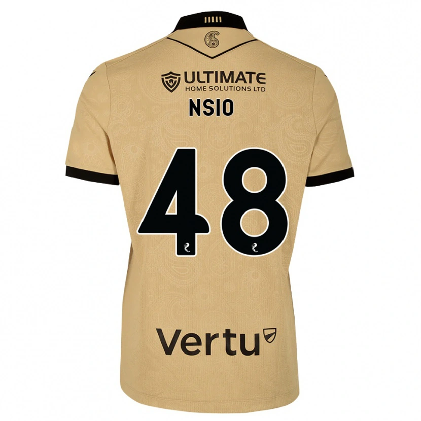Danxen Homem Camisola Paul Nsio #48 Madeira Queimada Preto Alternativa 2026/27 Camisa Brasil