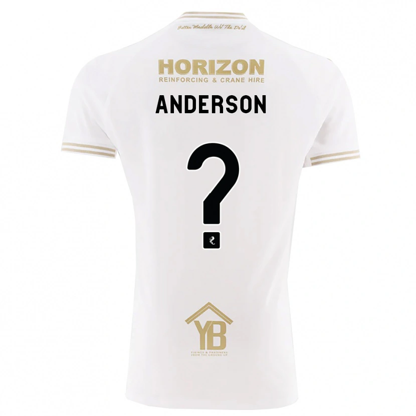 Danxen Homem Camisola Brogan Anderson #0 Trigo Branco Alternativa 2026/27 Camisa Brasil