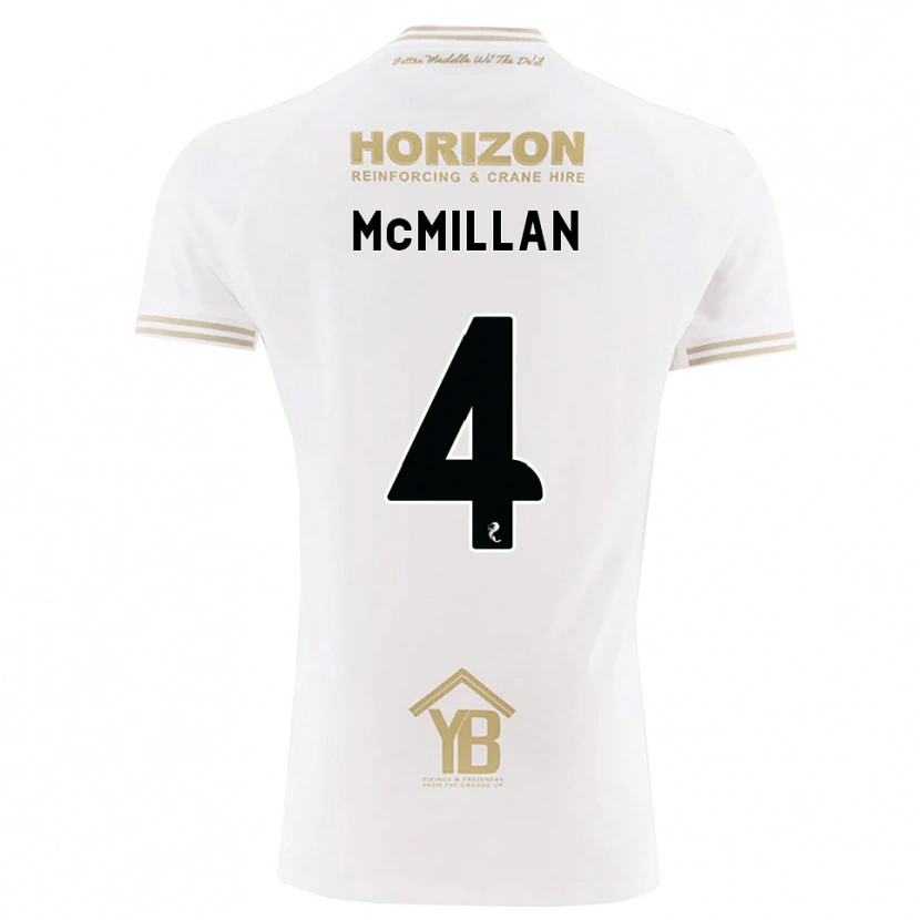 Danxen Homem Camisola Jack Mcmillan #4 Trigo Branco Alternativa 2026/27 Camisa Brasil