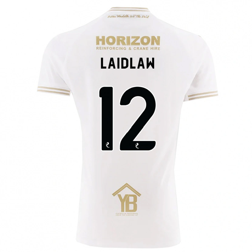 Danxen Homem Camisola Ethan Laidlaw #12 Trigo Branco Alternativa 2026/27 Camisa Brasil