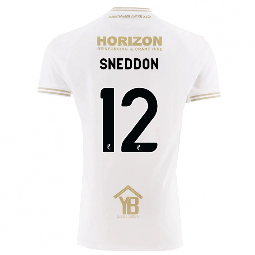 Danxen Homem Camisola Jamie Sneddon #12 Trigo Branco Alternativa 2026/27 Camisa Brasil