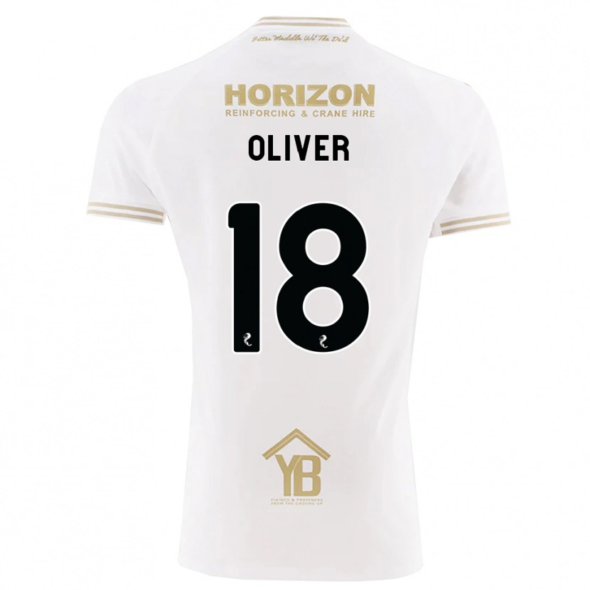 Danxen Homem Camisola Gary Oliver #18 Trigo Branco Alternativa 2026/27 Camisa Brasil