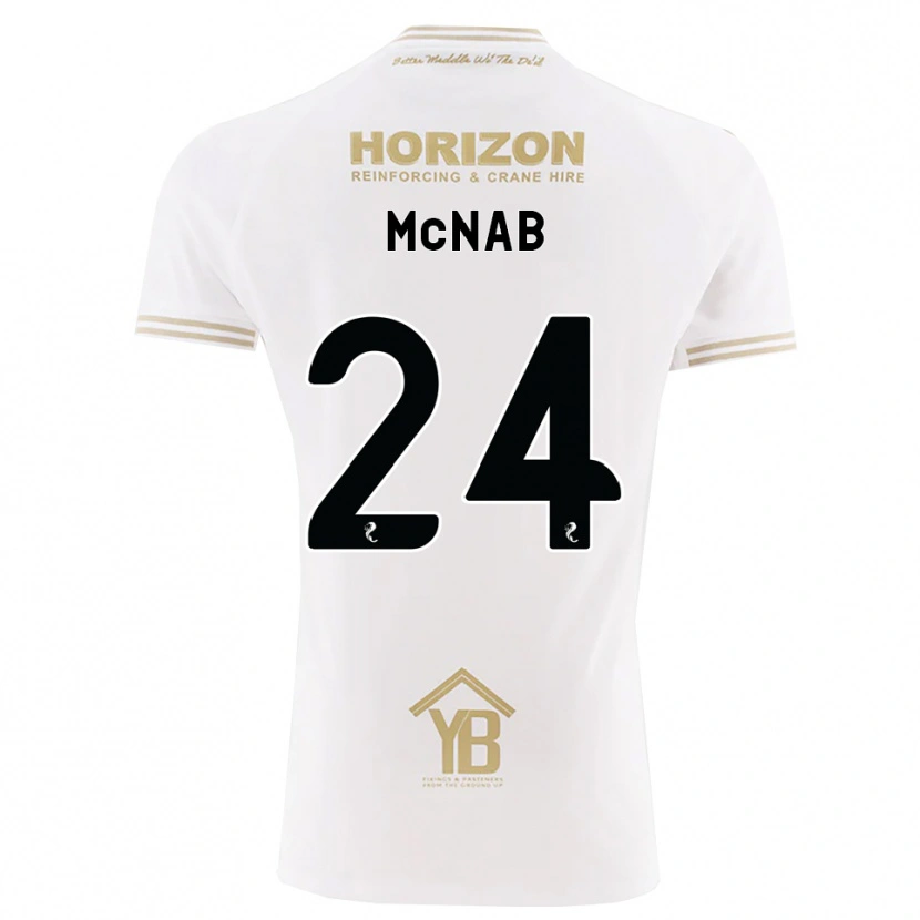 Danxen Homem Camisola Cameron Mcnab #24 Trigo Branco Alternativa 2026/27 Camisa Brasil