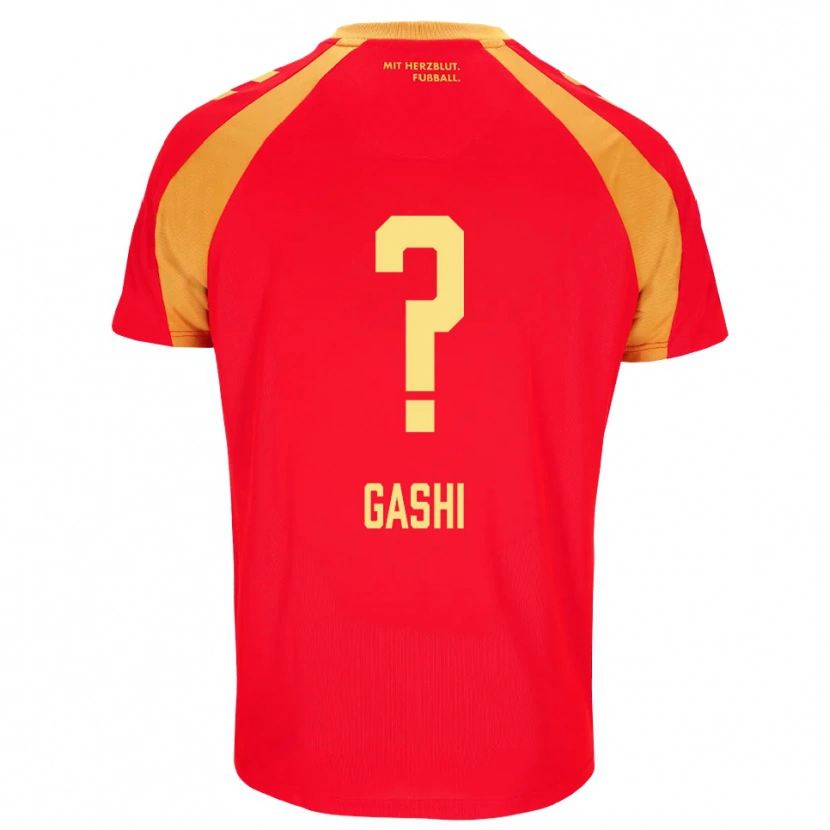Danxen Homem Camisola Luan-Amar Gashi #0 Vermelho Laranja Preto Alternativa 2026/27 Camisa Brasil