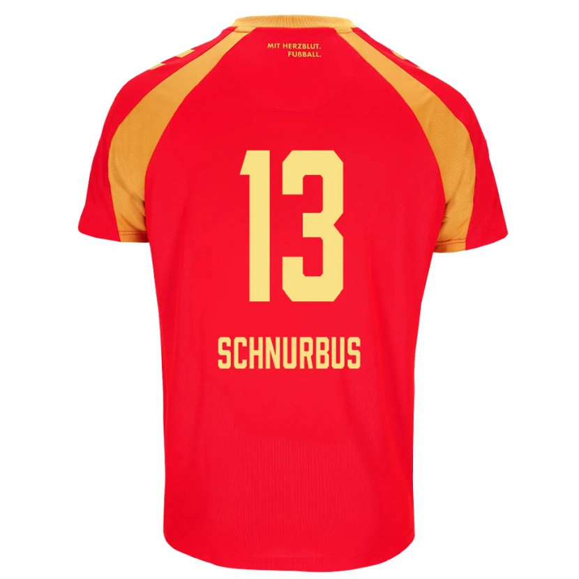 Danxen Homem Camisola Emil Schnurbus #13 Vermelho Laranja Preto Alternativa 2026/27 Camisa Brasil