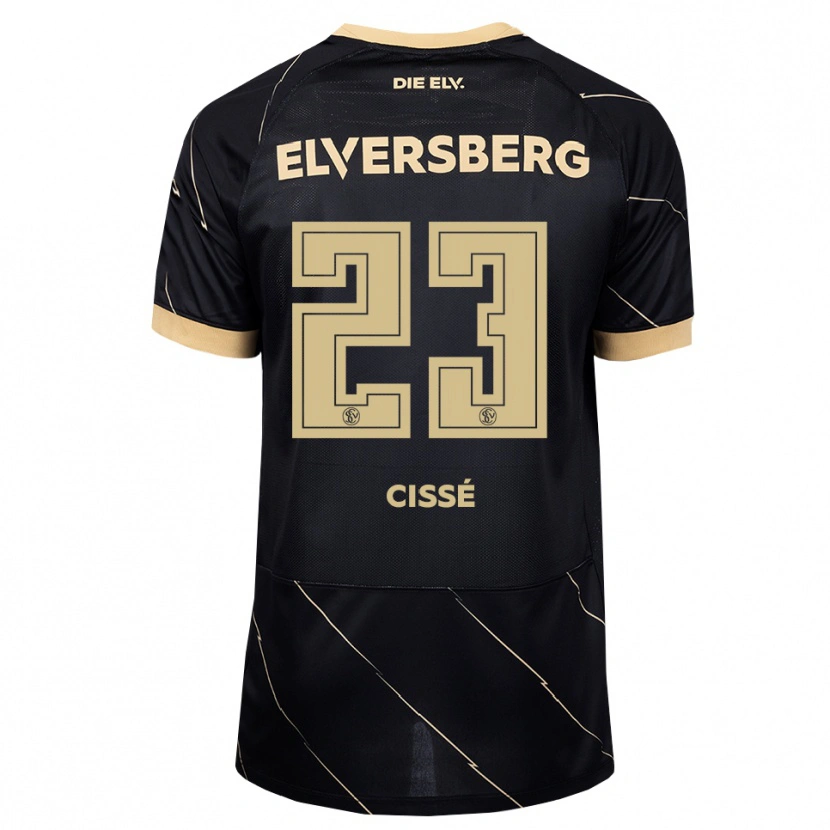 Danxen Homem Camisola Salif Cissé #23 Preto Marrom Alternativa 2026/27 Camisa Brasil