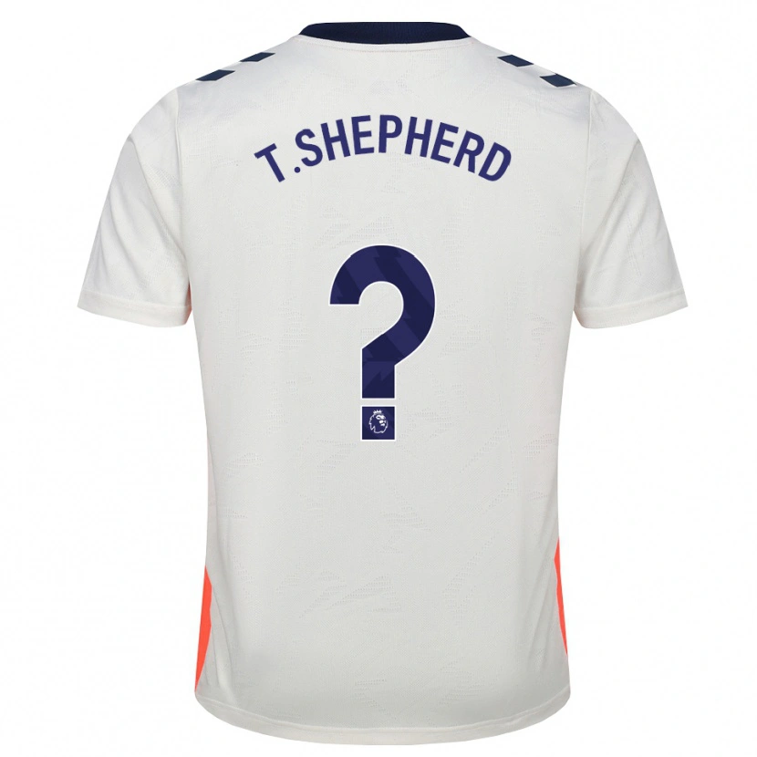 Danxen Homem Camisola Talon Shepherd #0 Branco Laranja Azul Real Alternativa 2026/27 Camisa Brasil