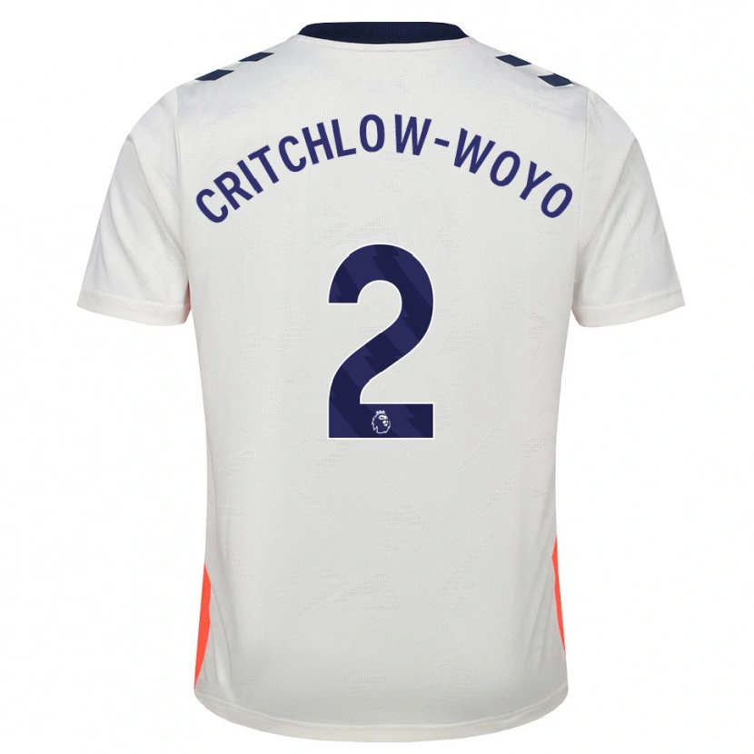 Danxen Homem Camisola Tionne Critchlow-Woyo #2 Branco Laranja Azul Real Alternativa 2026/27 Camisa Brasil