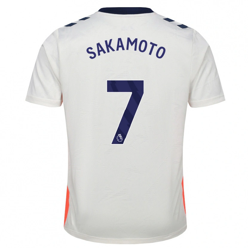 Danxen Homem Camisola Tatsuhiro Sakamoto #7 Branco Laranja Azul Real Alternativa 2026/27 Camisa Brasil