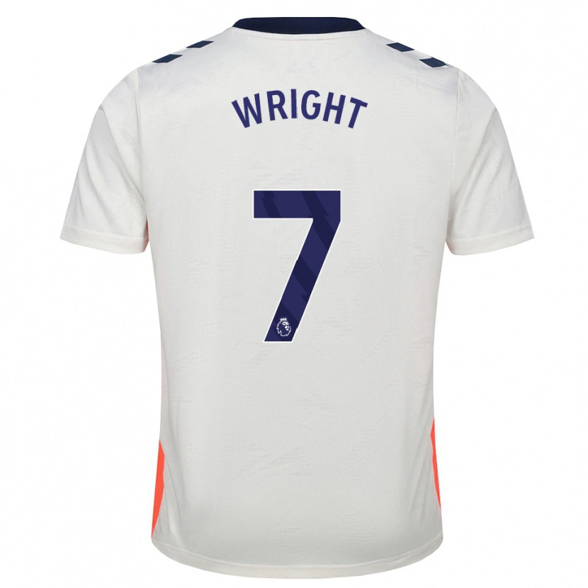 Danxen Homem Camisola Alfie Wright #7 Branco Laranja Azul Real Alternativa 2026/27 Camisa Brasil