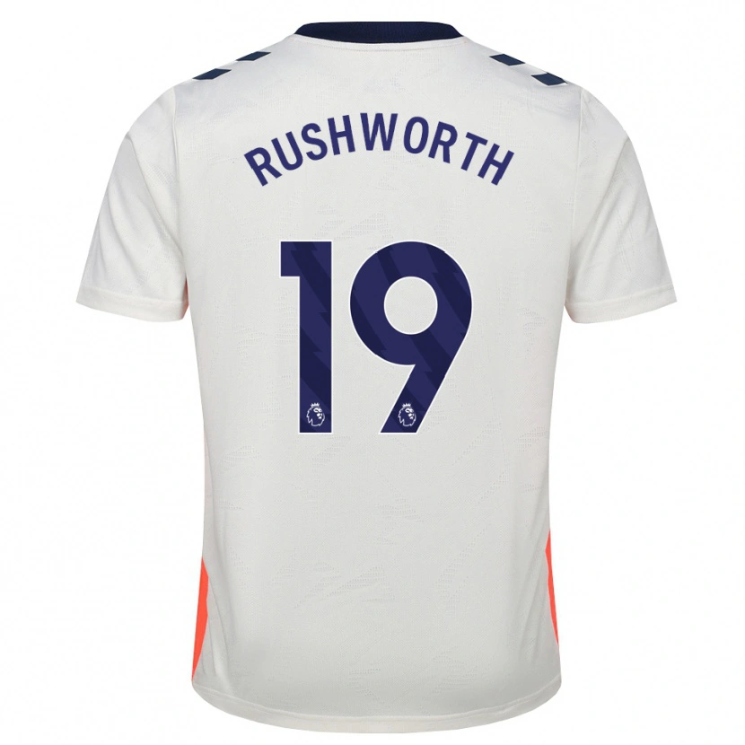 Danxen Homem Camisola Carl Rushworth #19 Branco Laranja Azul Real Alternativa 2026/27 Camisa Brasil