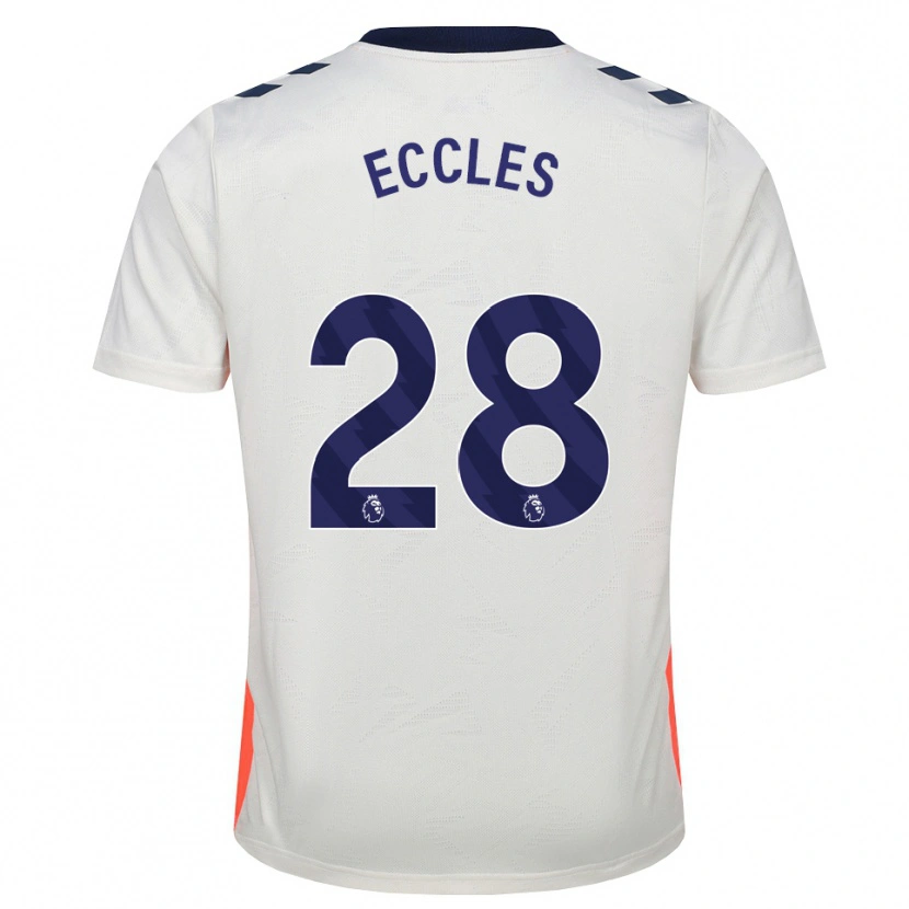 Danxen Homem Camisola Josh Eccles #28 Branco Laranja Azul Real Alternativa 2026/27 Camisa Brasil