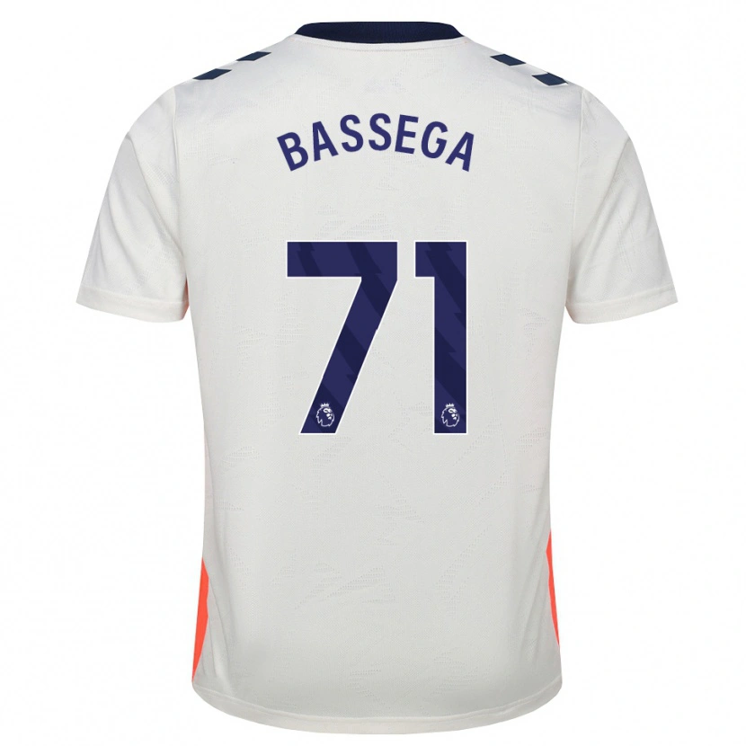 Danxen Homem Camisola Nsemi Bassega #71 Branco Laranja Azul Real Alternativa 2026/27 Camisa Brasil