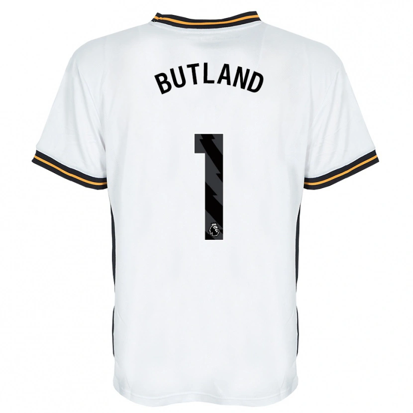 Danxen Homem Camisola Jack Butland #1 Branco Laranja Preto Alternativa 2026/27 Camisa Brasil