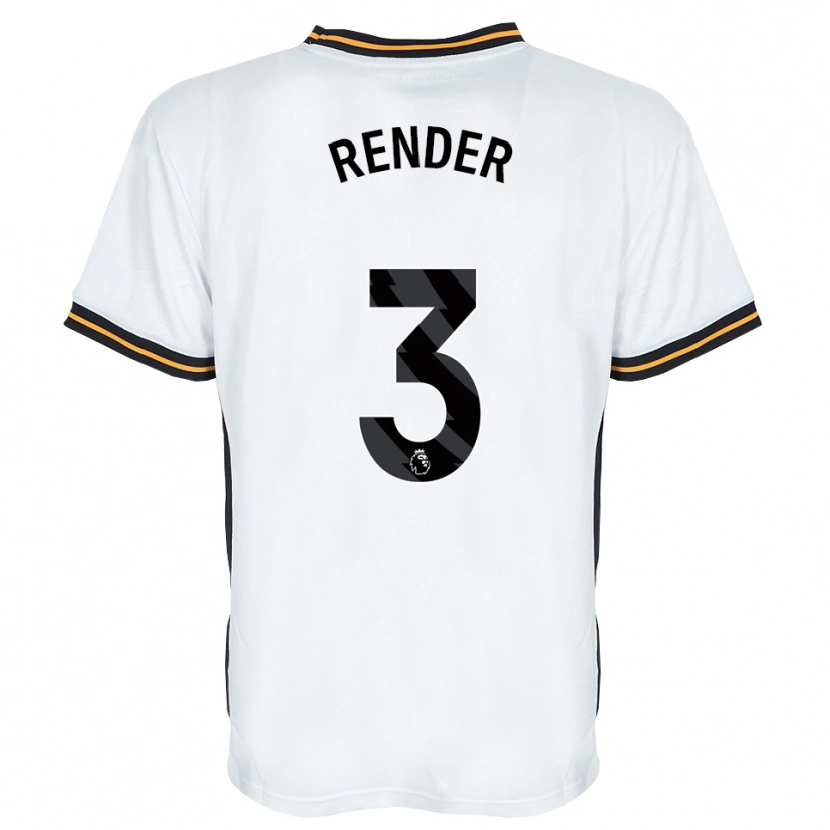 Danxen Homem Camisola Meg Render #3 Branco Laranja Preto Alternativa 2026/27 Camisa Brasil