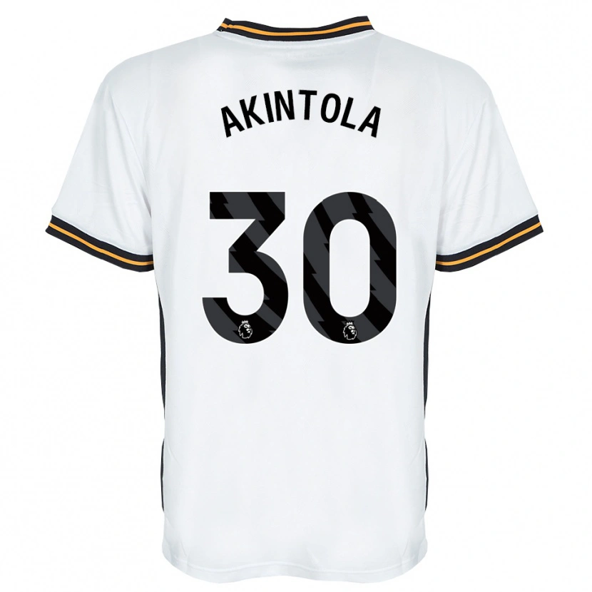 Danxen Homem Camisola David Akintola #30 Branco Laranja Preto Alternativa 2026/27 Camisa Brasil