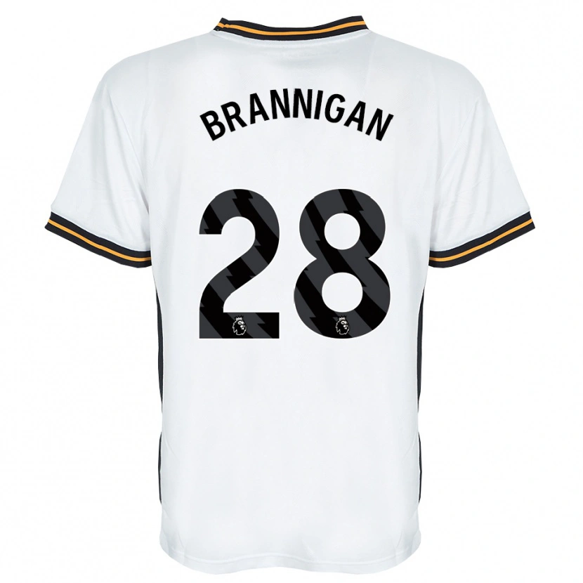 Danxen Homem Camisola Aoife Brannigan #28 Branco Laranja Preto Alternativa 2026/27 Camisa Brasil