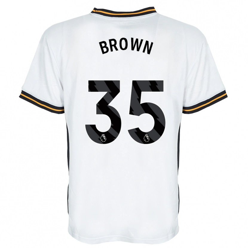 Danxen Homem Camisola Pharrell Brown #35 Branco Laranja Preto Alternativa 2026/27 Camisa Brasil