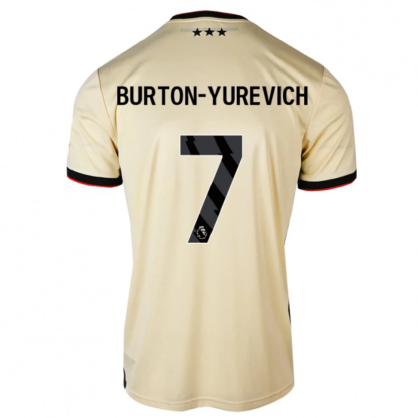Danxen Homem Camisola Roman Burton-Yurevich #7 Chiffon De Limão Preto Vermelho Alternativa 2026/27 Camisa Brasil
