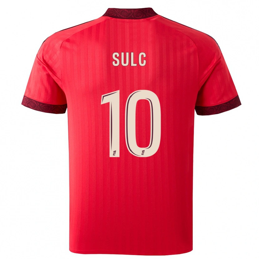 Danxen Homem Camisola Pavel Sulc #10 Borgonha Vermelho Branco Alternativa 2026/27 Camisa Brasil