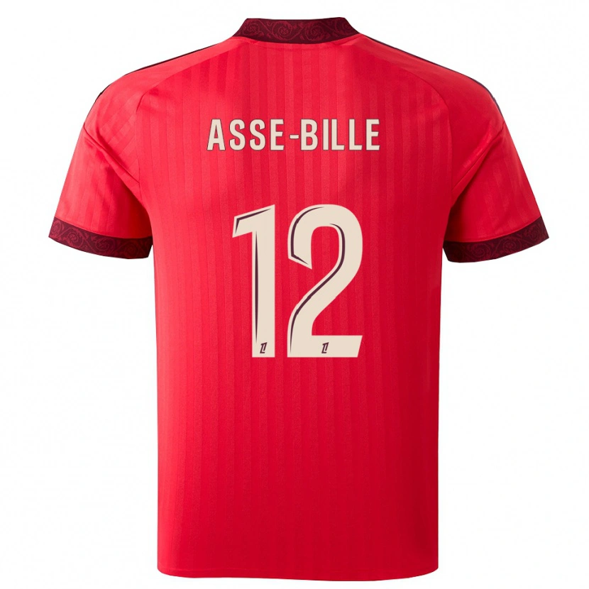 Danxen Homem Camisola Tiago Asse-Bille #12 Borgonha Vermelho Branco Alternativa 2026/27 Camisa Brasil