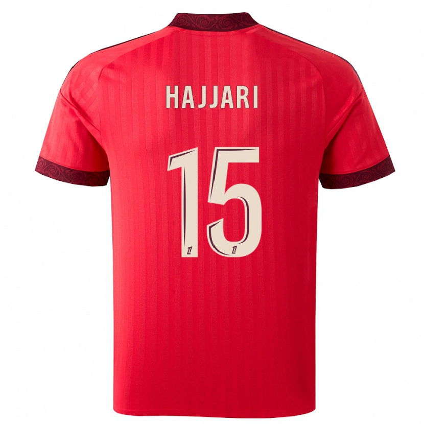 Danxen Homem Camisola Rayhan Hajjari #15 Borgonha Vermelho Branco Alternativa 2026/27 Camisa Brasil