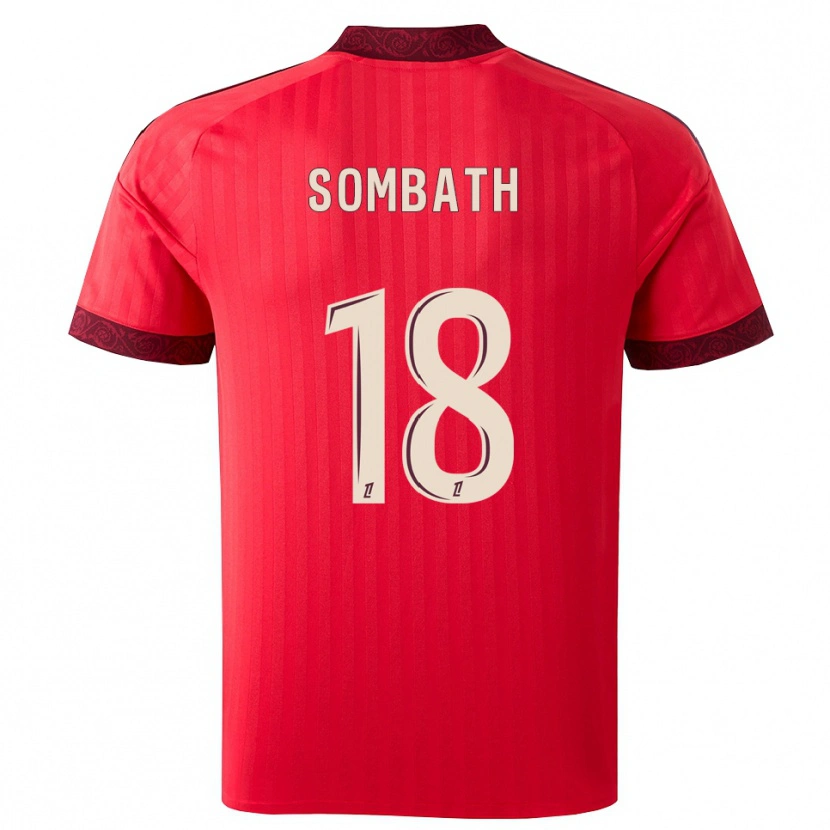 Danxen Homem Camisola Alice Sombath #18 Borgonha Vermelho Branco Alternativa 2026/27 Camisa Brasil