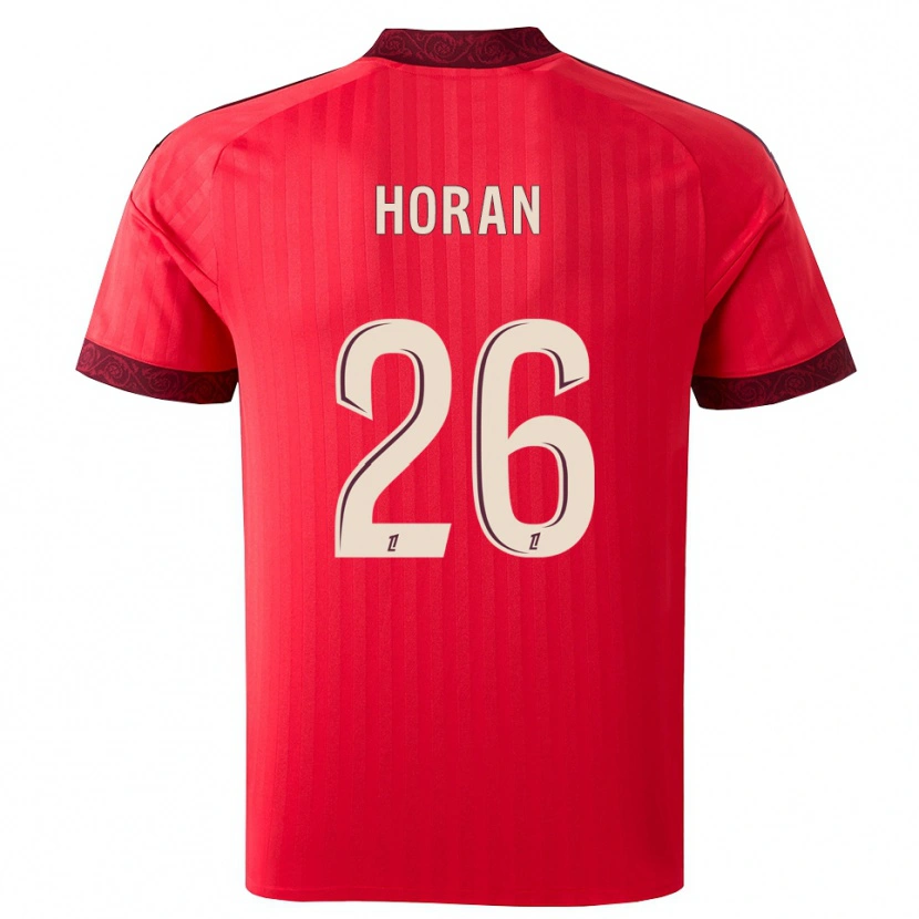 Danxen Homem Camisola Lindsey Horan #26 Borgonha Vermelho Branco Alternativa 2026/27 Camisa Brasil
