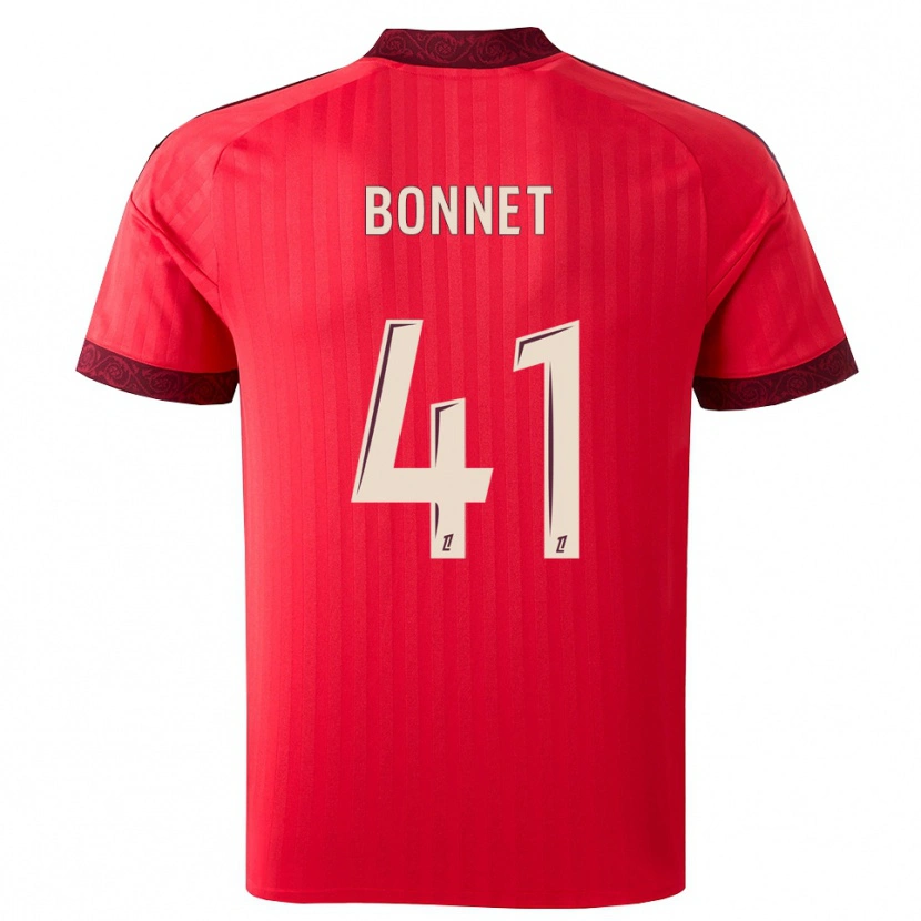 Danxen Homem Camisola Noam Bonnet #41 Borgonha Vermelho Branco Alternativa 2026/27 Camisa Brasil