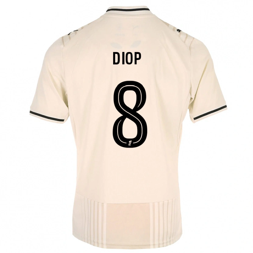 Danxen Homem Camisola Mouhamed Diop #8 Renda Preta Branco Antigo Alternativa 2026/27 Camisa Brasil