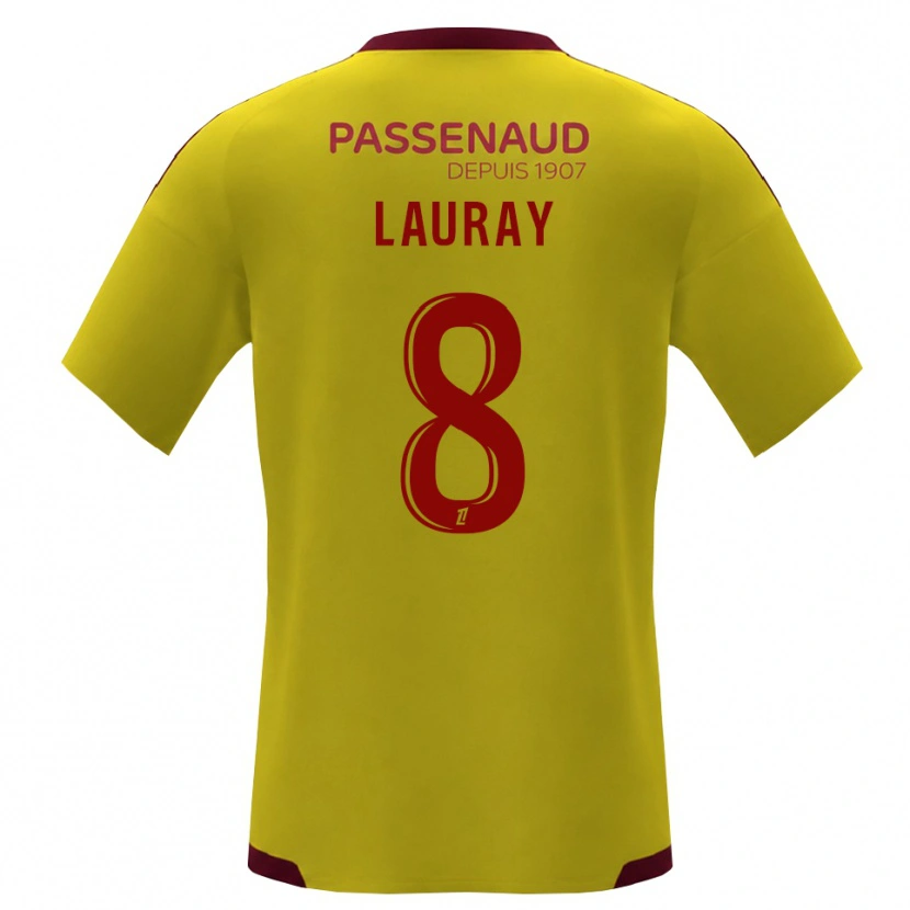 Danxen Homem Camisola Alexandre Lauray #8 Amarelo Vermelho Verde Alternativa 2026/27 Camisa Brasil