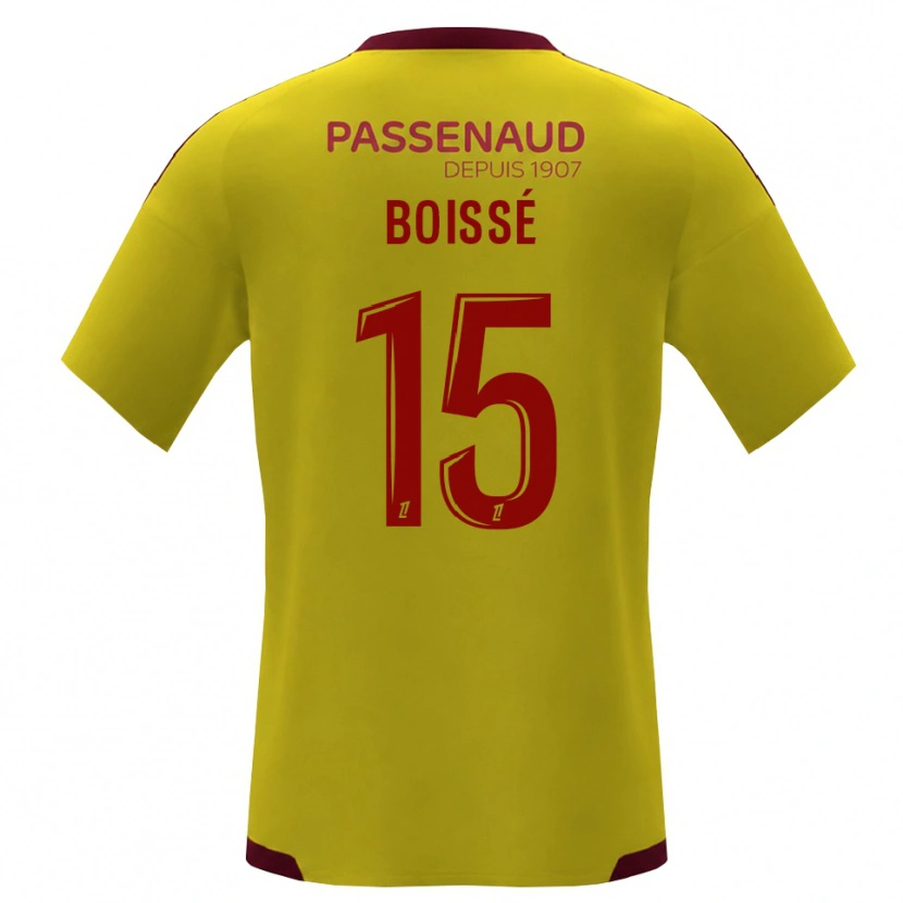 Danxen Homem Camisola Noa Boissé #15 Amarelo Vermelho Verde Alternativa 2026/27 Camisa Brasil