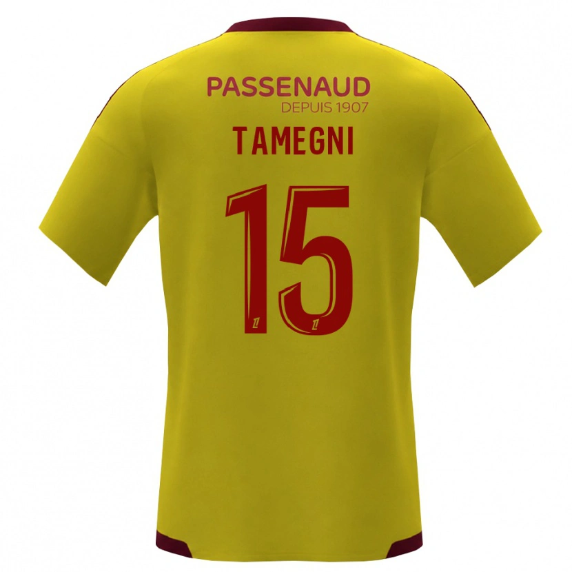Danxen Homem Camisola Samuel Tamegni #15 Amarelo Vermelho Verde Alternativa 2026/27 Camisa Brasil