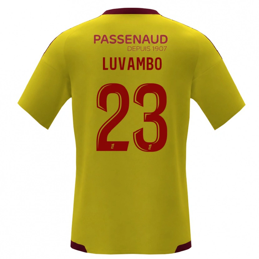 Danxen Homem Camisola Taylor Luvambo #23 Amarelo Vermelho Verde Alternativa 2026/27 Camisa Brasil
