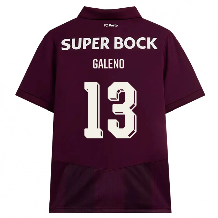 Danxen Homem Camisola Galeno #13 Borgonha Branco Alternativa 2026/27 Camisa Brasil