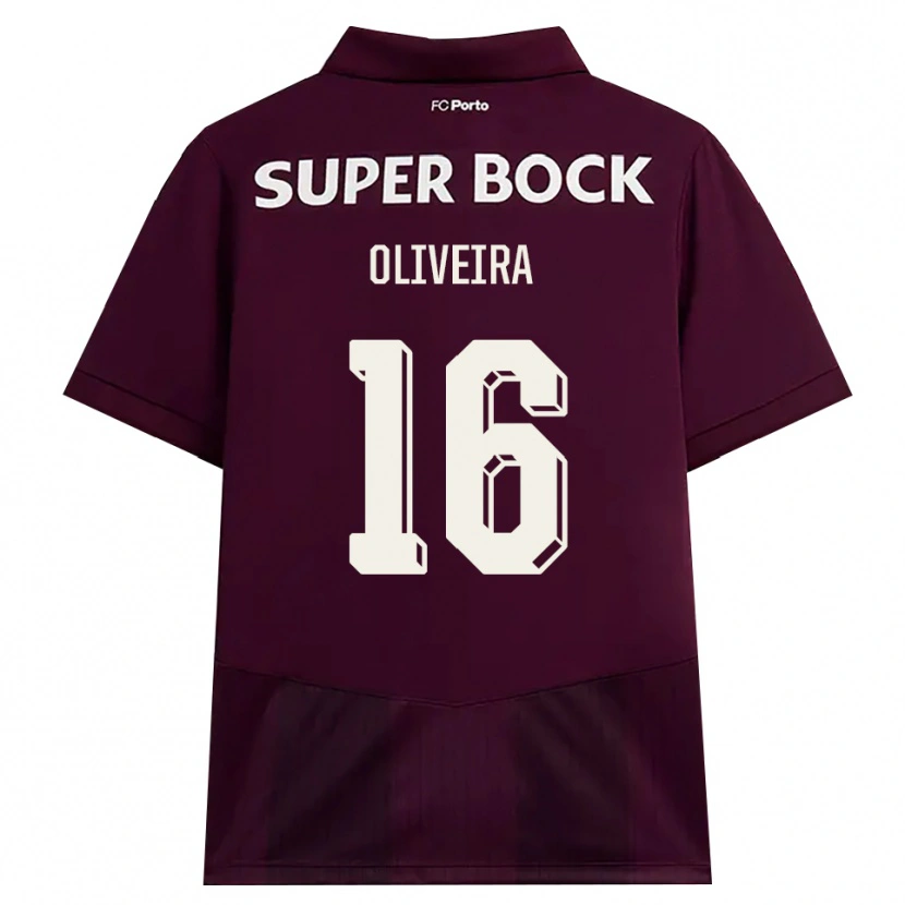 Danxen Homem Camisola Gonçalo Oliveira #16 Borgonha Branco Alternativa 2026/27 Camisa Brasil