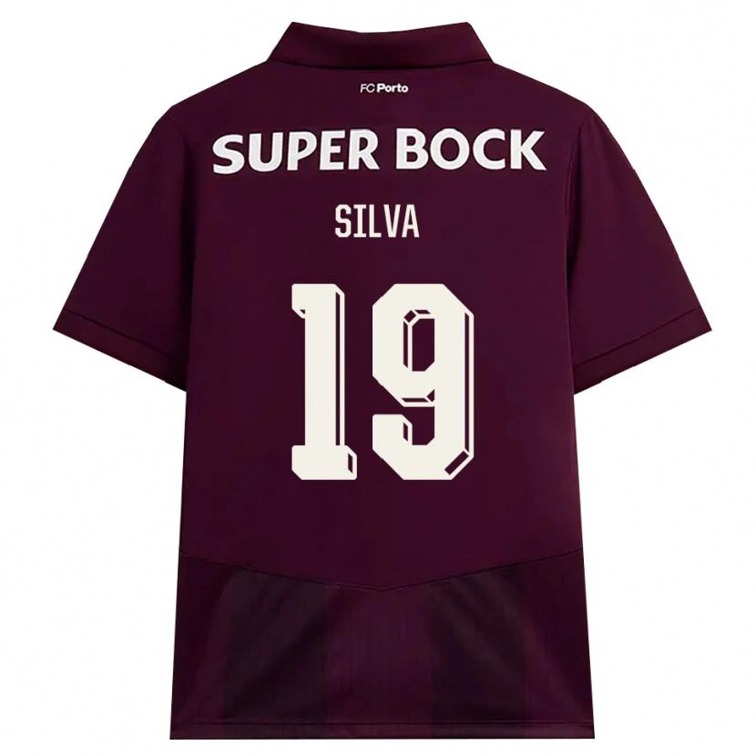 Danxen Homem Camisola André Silva #19 Borgonha Branco Alternativa 2026/27 Camisa Brasil