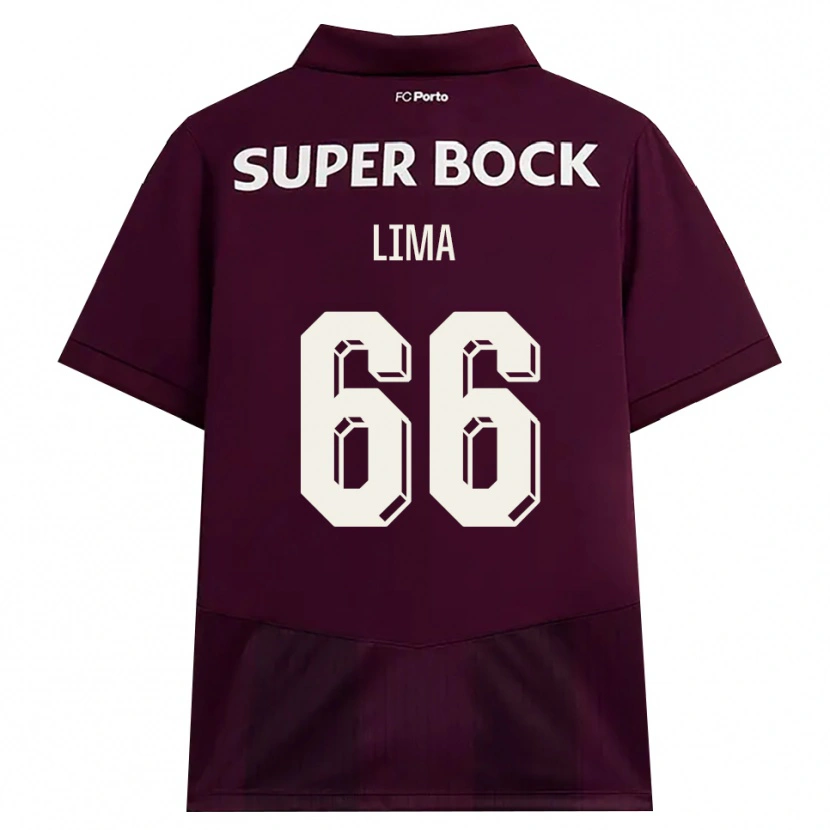 Danxen Homem Camisola Bernardo Lima #66 Borgonha Branco Alternativa 2026/27 Camisa Brasil