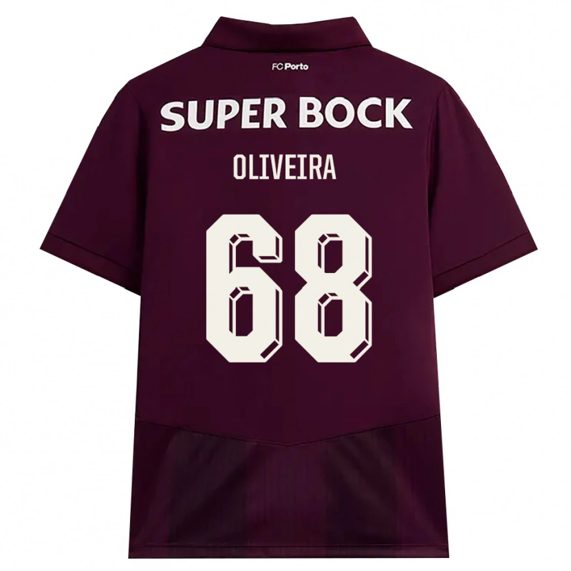 Danxen Homem Camisola André Oliveira #68 Borgonha Branco Alternativa 2026/27 Camisa Brasil