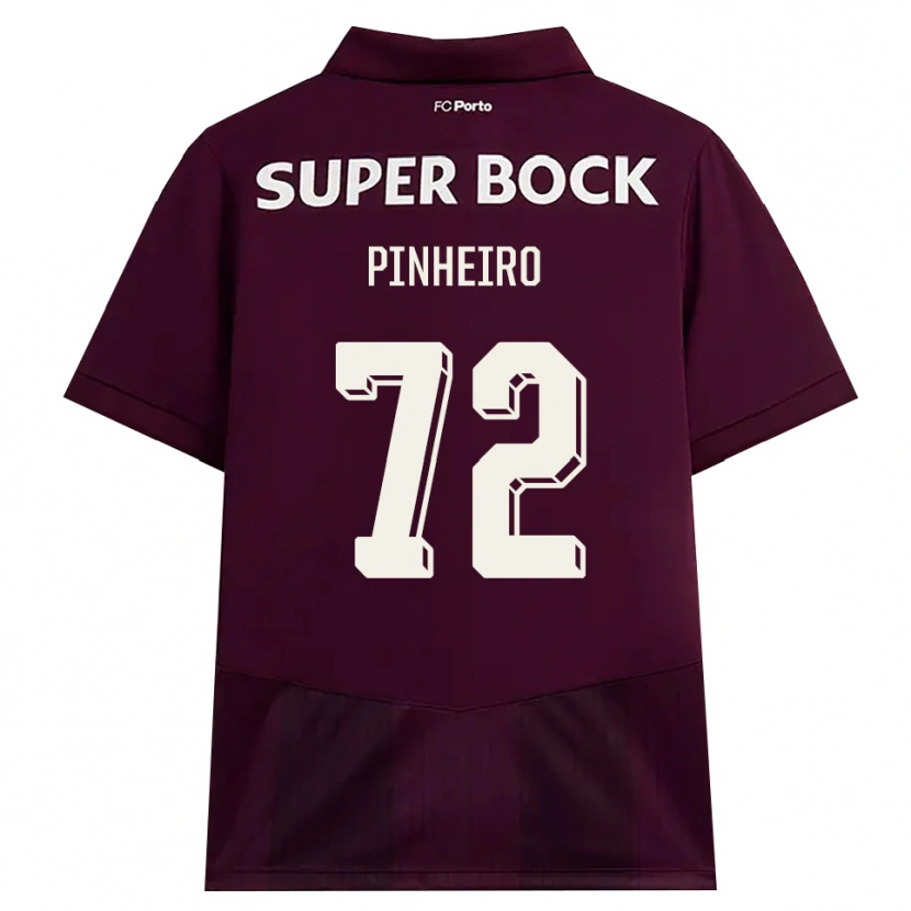 Danxen Homem Camisola Rodrigo Pinheiro #72 Borgonha Branco Alternativa 2026/27 Camisa Brasil