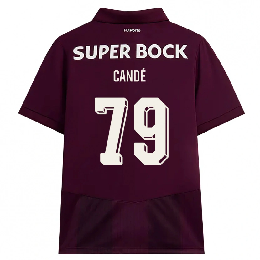 Danxen Homem Camisola Umaro Candé #79 Borgonha Branco Alternativa 2026/27 Camisa Brasil