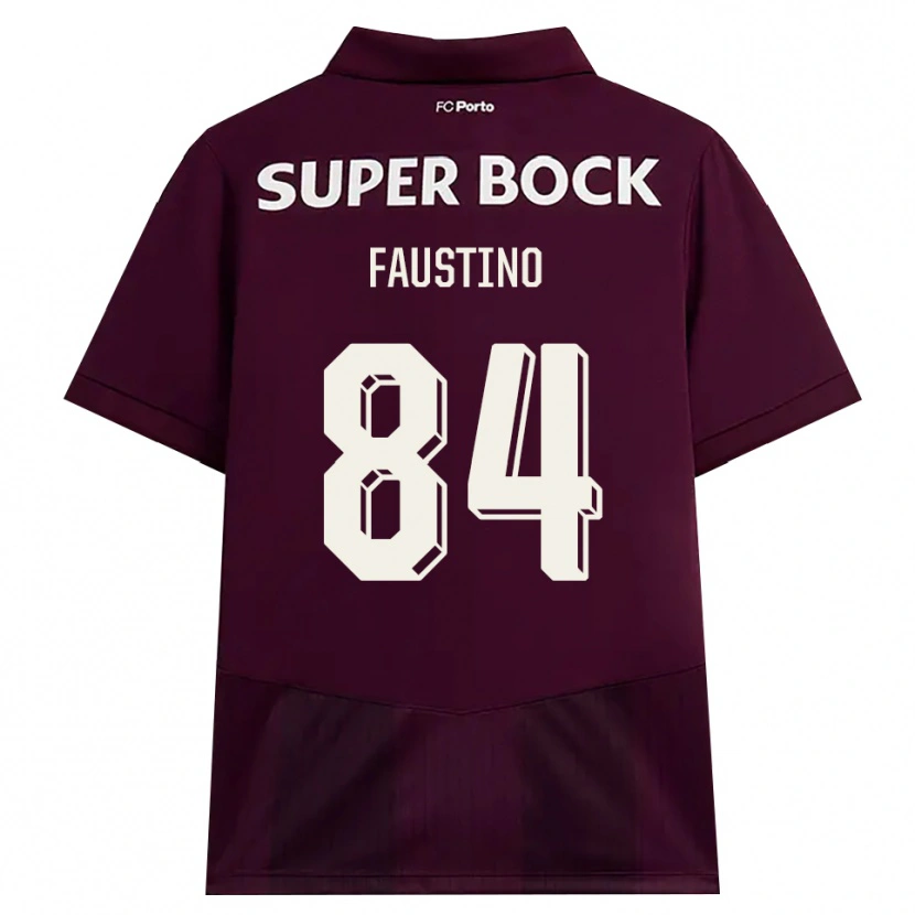Danxen Homem Camisola Levi Faustino #84 Borgonha Branco Alternativa 2026/27 Camisa Brasil