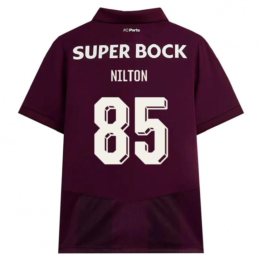 Danxen Homem Camisola Nilton #85 Borgonha Branco Alternativa 2026/27 Camisa Brasil