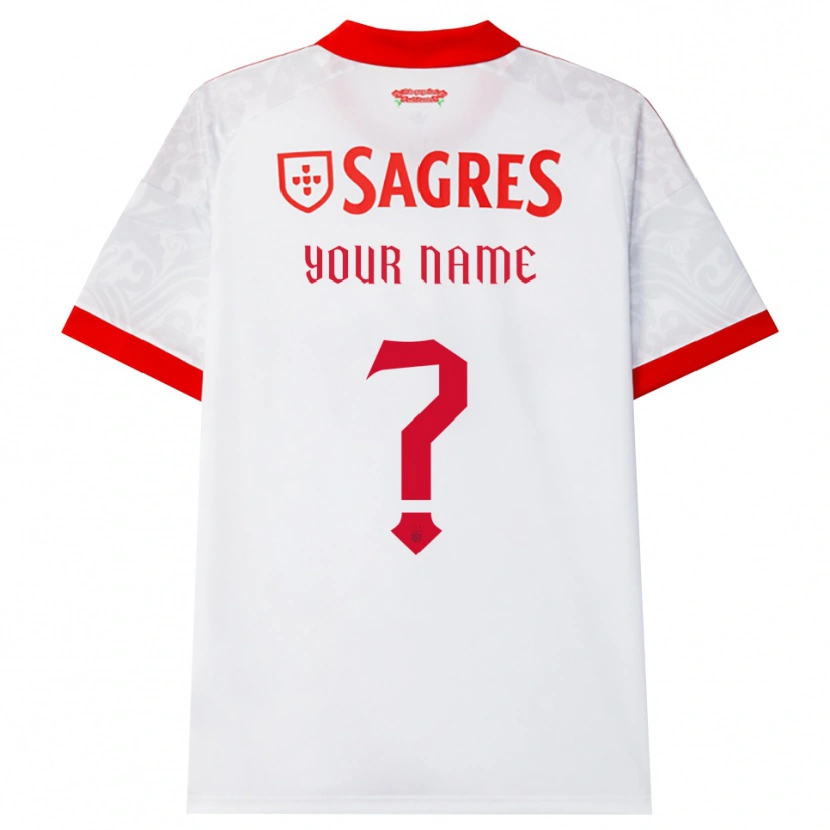 Danxen Homem Camisola Seu Nome #0 Branco Vermelho Amarelo Alternativa 2026/27 Camisa Brasil